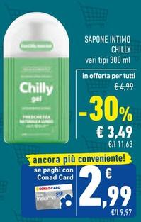 Offerta per Chilly - Sapone Intimo a 3,49€ in Conad