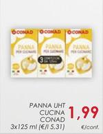 Offerta per Conad - Panna UHT Cucina a 1,99€ in Conad