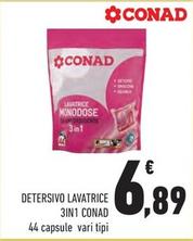Offerta per Conad - Detersivo Lavatrice 3In1 a 6,89€ in Conad City