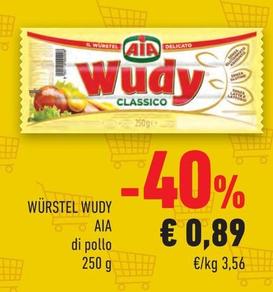 Offerta per Aia - Würstel Wudy a 0,89€ in Conad City