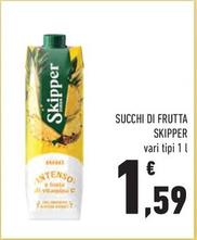 Offerta per Zuegg - Succhi Di Frutta Skipper a 1,59€ in Conad City