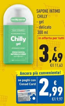 Offerta per Chilly - Sapone Intimo a 3,49€ in Margherita Conad