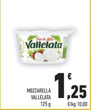 Offerta per Vallelata - Mozzarella a 1,25€ in Margherita Conad