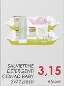 Offerta per Conad Baby - Salviettine Detergenti a 3,15€ in Conad Superstore