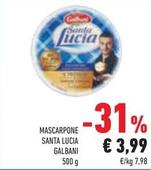 Offerta per Galbani - Mascarpone Santa Lucia a 3,99€ in Conad Superstore