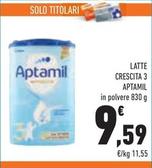 Offerta per Aptamil - Latte Crescita 3 a 9,59€ in Conad Superstore