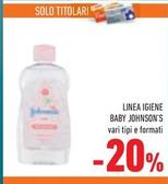 Offerta per Johnson's - Linea Igiene Baby in Conad Superstore