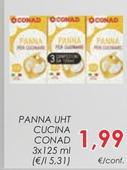 Offerta per Conad - Panna UHT Cucina a 1,99€ in Conad Superstore