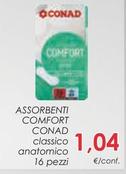 Offerta per Conad - Assorbenti Comfort a 1,04€ in Conad Superstore