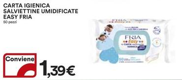 Offerta per Fria - Carta Igienica Salviettine Umidificate Easy a 1,39€ in Ipercoop