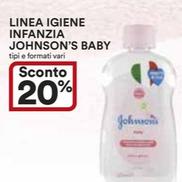 Offerta per Johnson's Baby - Linea Igiene Infanzia in Ipercoop