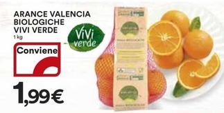 Offerta per Vivi Verde Coop - Arance Valencia Biologiche a 1,99€ in Ipercoop