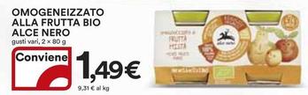 Offerta per Alce Nero - Omogeneizzato Alla Frutta a 1,49€ in Ipercoop