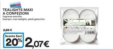 Offerta per Tealights Maxi A Confezioni a 2,07€ in Ipercoop