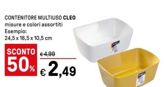 Offerta per Cleo - Contenitore Multiuso a 2,49€ in Iper La grande i