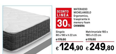 Offerta per Chimera - Materasso Michelangelo a 124,9€ in Iper La grande i