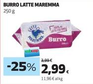 Offerta per Latte Maremma - Burro a 2,99€ in Coop