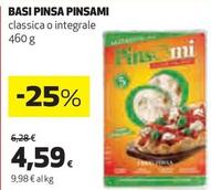 Offerta per Pinsami - Basi Pinsa a 4,59€ in Coop