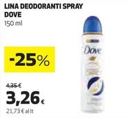 Offerta per Dove - Lina Deodoranti Spray a 3,26€ in Coop