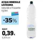 Offerta per Levissima - Acqua Minerale a 0,39€ in Coop