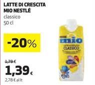 Offerta per Nestlè - Latte Di Crescita Mio a 1,39€ in Coop