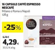 Offerta per Nescafé - 16 Capsule Caffè Espresso a 4,29€ in Coop