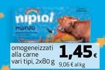 Offerta per Nipiol - Omogeneizzati Alla Carne a 1,45€ in Coop