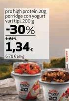 Offerta per Milk Pro - Pro High Protein Porridge Con Yogurt a 1,34€ in Coop