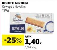Offerta per Gentilini - Biscotti a 1,4€ in Coop