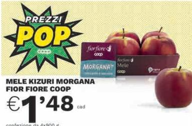 Offerta per Coop - Mele Kizuri Morgana Fior Fiore a 1,48€ in Ipercoop