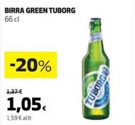Offerta per Tuborg - Birra Green a 1,05€ in Ipercoop