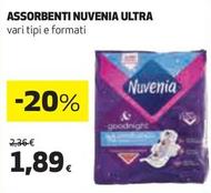 Offerta per Nuvenia - Assorbenti Ultra a 1,89€ in Ipercoop