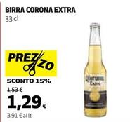 Offerta per Corona Extra - Birra a 1,29€ in Ipercoop