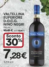 Offerta per Nino Negri - Valtellina Superiore D.O.C.G.  a 7,28€ in Ipercoop