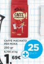 Offerta per Coop - Caffe Macinato Per Moka a 1,69€ in Coop