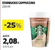 Offerta per Starbucks - Cappuccino a 2,08€ in Coop