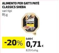 Offerta per Sheba - Alimento Per Gatti Patè Classics a 0,71€ in Coop