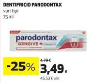Offerta per Parodontax - Dentifricio a 3,49€ in Coop