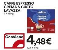 Offerta per Lavazza - Caffè Espresso Crema & Gusto a 4,48€ in Ipercoop
