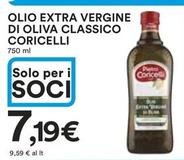 Offerta per Pietro Coricelli - Olio Extra Vergine Di Oliva Classico a 7,19€ in Ipercoop