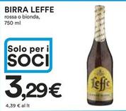 Offerta per Leffe - Birra a 3,29€ in Ipercoop