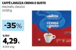 Offerta per Lavazza - Caffè Crema E Gusto a 4,29€ in Coop
