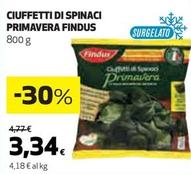 Offerta per Findus - Ciuffetti Di Spinaci Primavera a 3,34€ in Coop