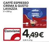 Offerta per Lavazza - Caffè Espresso Crema & Gusto a 4,49€ in Ipercoop