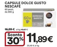 Offerta per Nescafé - Dolce Gusto Capsule a 11,89€ in Ipercoop