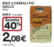 Offerta per Gallo - Riso 3 Cereali Più a 2,08€ in Ipercoop