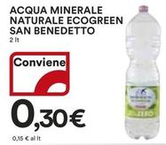 Offerta per San Benedetto - Acqua Minerale Naturale Ecogreen a 0,3€ in Ipercoop