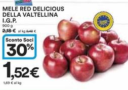 Offerta per Mele Red Delicious Della Valtellina I.G.P. a 1,52€ in Ipercoop
