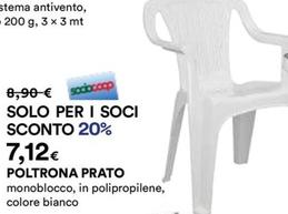 Offerta per Poltrona Prato a 7,12€ in Ipercoop