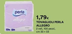 Offerta per Perla - Allegro Tovaglioli a 1,79€ in Ipercoop